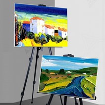 키밍 휴대용 철제 이젤 미술 그림 취미 실내 야외 철제 _ 4501209EA, $ 본상품선택