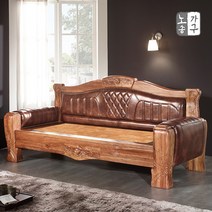 [노송가구] 카시아 황토 오렌지 흙소파 싱글 S, 단품