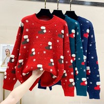 라오농 여성 니트 맨투맨 니트티 크리스마스 스웨터 95 +d2506LL