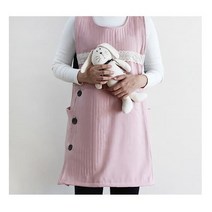 디작소 주방잡화 데일리 누비앞치마(2color), 핑크