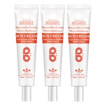 미가비 워터래디언스 메이크업베이스 화이트 SPF50+/PA+++, 3개