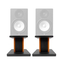 Rockville 8” Wood 스튜디오 모니터 스피커 Stands For 제네릭 8340A 모니터s