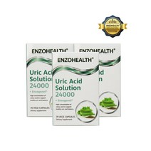 (엔조헬스) 3통 요산 솔루션 24 000mg 엔조제놀 70정 Uric Acid Solution 24000+Enzogenol