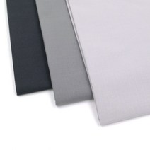 엔조이스티치/ 오가닉 코튼 원단 -그레이 계열 3종/ 프랑스자수 야생화자수 퀼트 마스크원단 수예 의류, 라이트 그레이