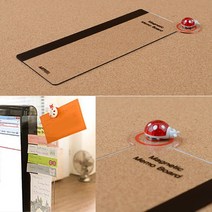 투명 모니터메모보드 좌측용 200 모니터메모 컴퓨터메모보드