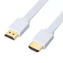 레트로 미니 오락실 게임기 아케이드 금도금 플러그 수-수 HDMI 호환 케이블 1.4 버전 플랫 라인 쇼트 1080p 3D PS3 HDTV용 2M 5M 10M 15M 20M, White+3m