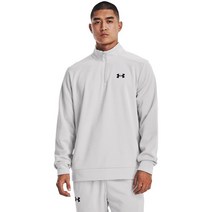 언더아머 남성용 아머플리스 1/4 지퍼148626, 4X-Large Tall, (014) Halo Gray / / Black