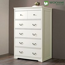 우아미가구 수에노 3자5단서랍장 (도장제품)