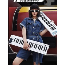 피아노건반연습 초등학생 연습용 피아노렌탈 디지털그랜드피아노 접는 피아노 음악 악기 뮤지컬 미디 키보드 컨트롤러 전문 전자 신디사이저 88 키 디지털 피아노, 협력사, 88 키 화이트