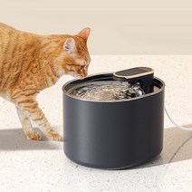 루나글램 고양이 정수기 급수기 음수대, 화이트