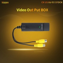 미디어플레이어 비디오 멀티미디어 플레이어 자동차 AV 출력 박스 USB 포트-CVBS 어댑터 안드로이드 라디오 네비게이션 GPS 우리 가게, 한개옵션0