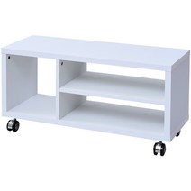 야마젠 TV 대폭 80×안길이 29×높이 40 cm 32형 대응 컴팩트 천판 경면 마무리 캐스터 첨부 조립품 샤이니 화이트 SKTV-800(SWH)
