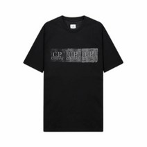 C.P 컴퍼니 명품CP COMPANY CP컴퍼니 lOCMTS2OOA OO2OllW 222 코튼 저지 3Ol 로고 프린트 반팔티