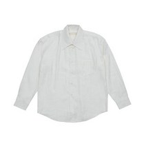 [아워레가시] 화이트 러치드 이펙트 셔츠M4222CW