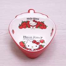 헬로키티 캐릭터 멜라민 친환경 접시 어린이 예쁜 그릇 과일 케익 미니 접시 아동 식기 세트, J