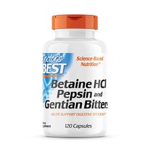 닥터스베스트 베타인 HCI 캡슐 120개, 120 Count (Pack of 1), 1개