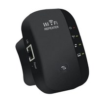 장거리 무선 와이파이 리피터 300Mbps 네트워크 신호 증폭기 부스터 익스텐더 AP 인터넷 액세서리, 02 Black EU plug
