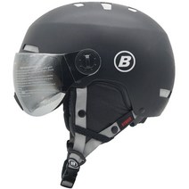 브렌스 스키 스노우보드 고글 헬멧 V-02G, 블랙