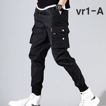 블라크 12 남자 테크웨어 카고카모조거팬츠 밀리터리룩 면 A-1라인