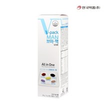 브랜드없음 [안국약품] 브이팩 V-PACK 남성용 영양제 30포X1박스 (1개월분), 90g, 1개
