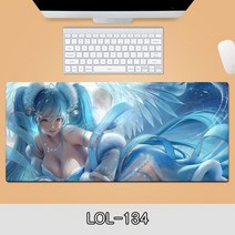 게이밍 장패드 롤 LOL 디자인 마우스 패드 79종 시리즈 리그 오브 레전드 장패드 3-4mm 두께, LOL-134, 900*300*3mm
