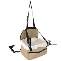 부드러운 애완 동물 강아지 강아지 고양이 키티 카시트 부스터 시트 크리 에이 티브 휴대용 접이식 개집 다기능 애완 동물 바구니 애완 동물 가방, 베이지