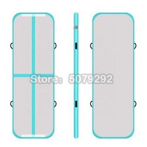 에어바운스 펌프 DWF 풍선 바운스바운싱 매트 체육관 블루 컬러 에어트랙공기 바닥에 대 한 3M 텀블링 프로모션 가격, 1x0.6x0.1m with pump+mintgreen