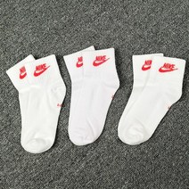 Nike 남녀공용 엘리트 농구 양말 가을 겨울 중간 높은 튜브 스포츠 양말 SK0110, M [38-42] 사계절