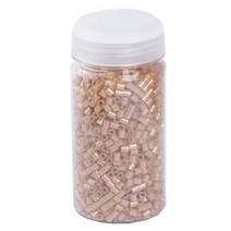 컬러비즈5mm2300개 도안증정, 24_061 금색/싱글비즈/5mm/2300개, 1개