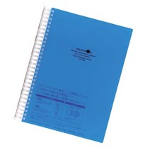 Lihit lab. 리히트 러브 트위스트 노트 세미 B5 29 홀 리프 100 매 블루 N1610-8, 1개, 상품명참조