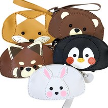 [채아트 가죽공예] 애니멀 파우치, 여우