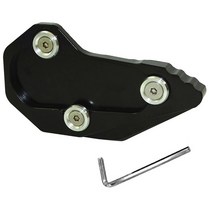 오토바이 리프트 오토바이 CNC 킥 스탠드 발 사이드 확장 패드 지지판 BMW R1200RS RS/R 2015-2018, 01 Black