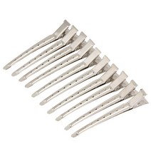 1012pcs 전문 살롱 미용 헤어핀 스테인레스 헤어 클립 헤어 스타일링 도구 diy barrettes 모자 액세서리, 10개 팩, 10개
