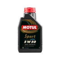 모튤 스포트 5W50 엔진오일 합성유 교환 가솔린 휘발유1L, 1개, 1000ml