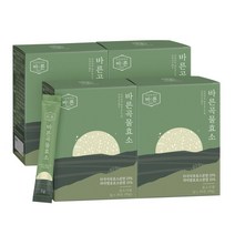 바른 국내산 발효 곡물효소 30포 4박스, 90g, 4개