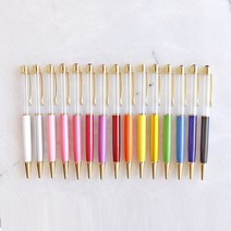 하바리움 큐빅볼펜 보석 선물용 심플한 볼펜 그린, 1개, 색상