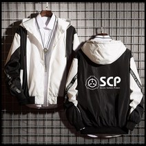 남자트렌치코트 scp펀드 049외투 수납 주변 바람막이옷 2차원 일본스타일 남학생 유행