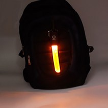 출차주의등 어깨경광등 경찰 태양광 차량용 자전거 가벼운 LED 배낭 야외 MTB 도로 안전 경고 Tailight 플, 06 Orange