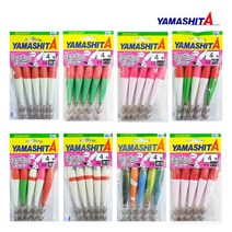 야마시타 옵빠이 슷테 누노마끼 이카메탈 4호 한치에기 5개입, F 빨강모자 (5개입)