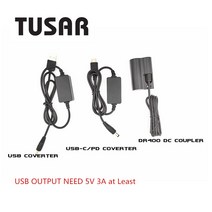 USB/ USB-C 컨버터 BP 511 BP511 BP-511 더미 배터리 DR400 ACK-E2 캐논 EOS 5D 10D 20D 20Da 30D 40D 50D D30 D60 D, [01] Other