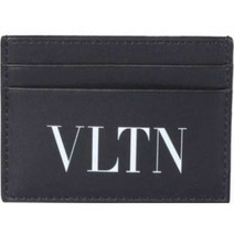 발렌티노 (미세하자 당일) 22FW VTLN 로고 블랙 카드지갑 Y2P0448LVN