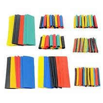 튜브 호수 유리관 실리콘 164pcs 내열 열 수축 포장 키트 열 수축 지원 와이어 및 케이블 절연, 한개옵션0