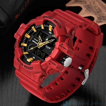 sanda 손목 시계 남성 시계 군사 육군 스포츠 방수 손목 시계 dual display male watch for men clock outdoor hour