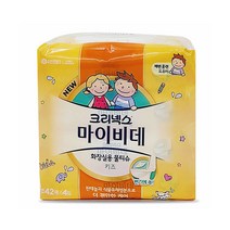 마이비데 화장실 물티슈 키즈 캡형 42매X4팩, 4개, 42매