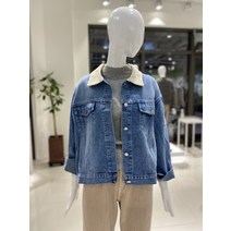 올리브데올리브 코듀로이배색 카라 데님자켓YJ3AJ218(249253 )