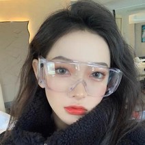 다용도 눈보호 투명 고글 보안경, 2개