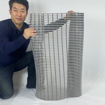 SW-지압 PLUS 회색 튜브형 미끄럼방지 패드 185cm*92cm 화장실매트 건식 욕실 매트 목욕탕 세탁실 격자 고무 욕조깔개 깔판 물빠짐 노인 장기요양 복지용구 실버용품 요양등, 노인장기요양등급 구입(본인부담금 6%)