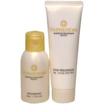 일본직발송 6. 밀본 인페놈 샴푸 50ML 트리트먼트 50G 여행 시험 미니 사이즈 세트 MILBON B00M90INIK, One Size, One Color