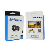 m4 plus 1080p 무선 와이파이 디스플레이 tv 동글 수신기 hdmi 호환 tv 스틱 for dlna miracast for anycast for android ios, 검은색