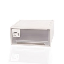 디스파인 투명 슬라이딩 리빙박스, 대형 1개, 1개